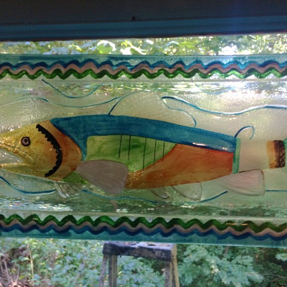 LS Arts, Inc. Decorative Fish Plate Fused Glass Art - Picture 3 of 5
